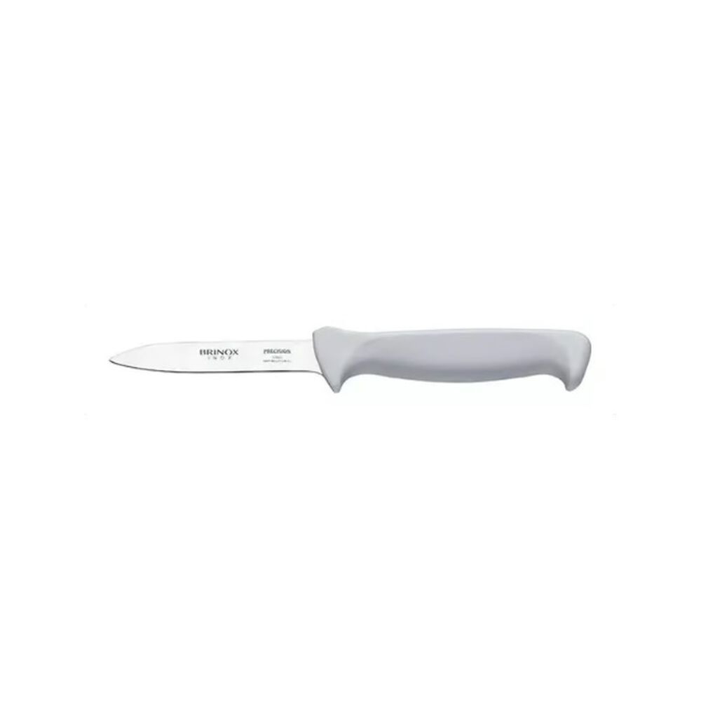Cuchillo Para Legumbres 3 1/2" Precisión Brinox 2506/300 Mango Blanco image number 0.0