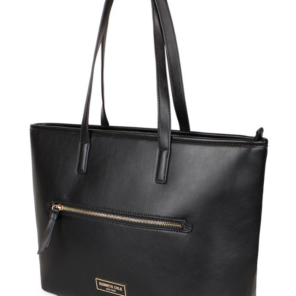 Mochila Y Cartera Tote Michalina Negra Kenneth Cole image number 4.0