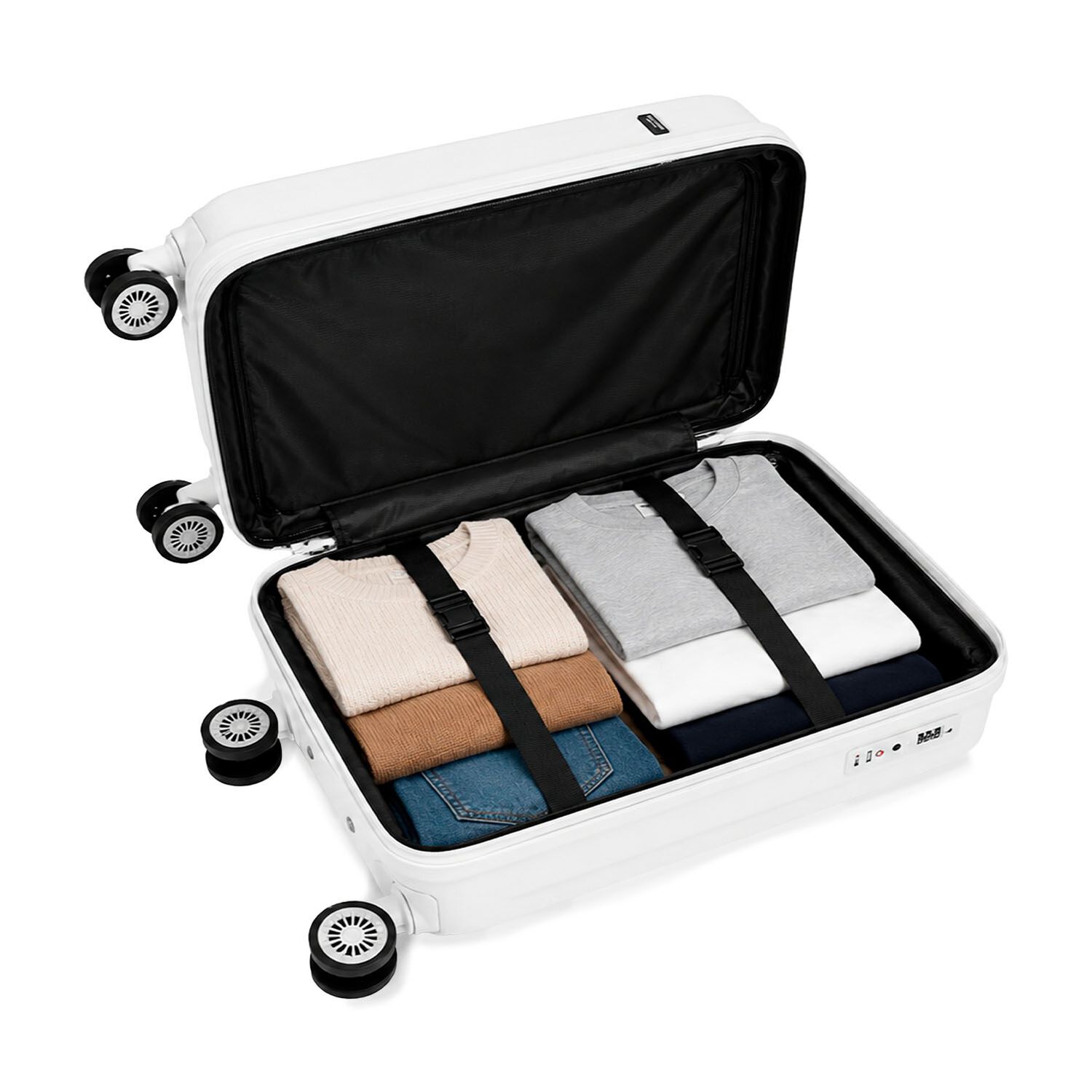 Pack 2 Maletas S 10kg + M 20kg Donna Karan Your Call Blanca Dkny image number 5.0