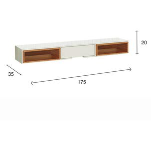 Rack A&eacute;reo Madrid 1 Caj&oacute;n