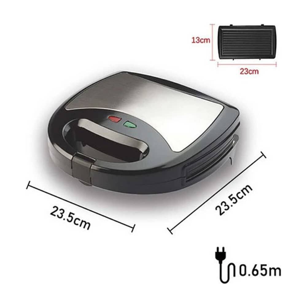 Sandwichera 3 En 1 Multiuso De Desayuno, Tostadas, Waffles image number 3.0