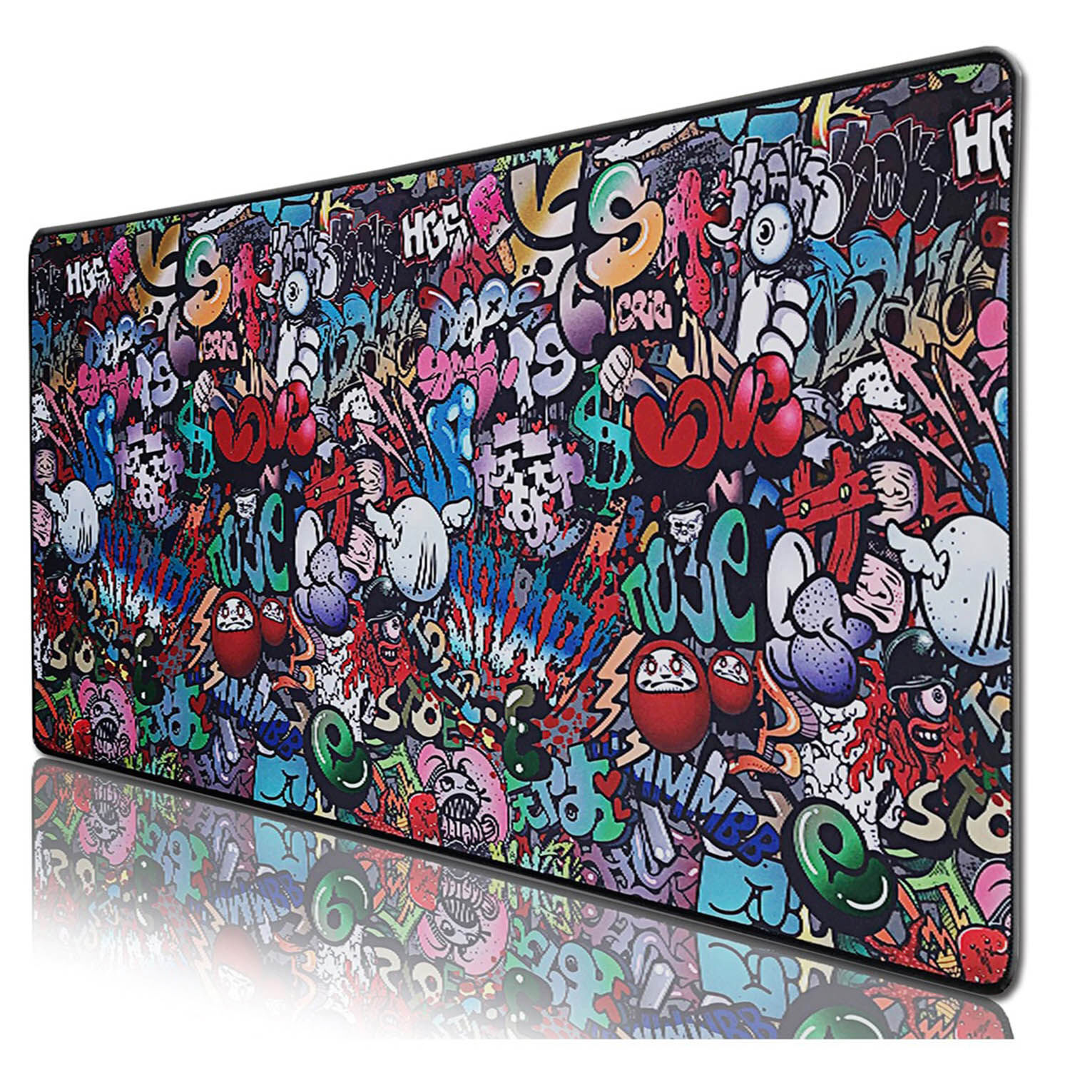 Mouse Pad Gamer Graffiti 80x30cms - Ps image number 0.0