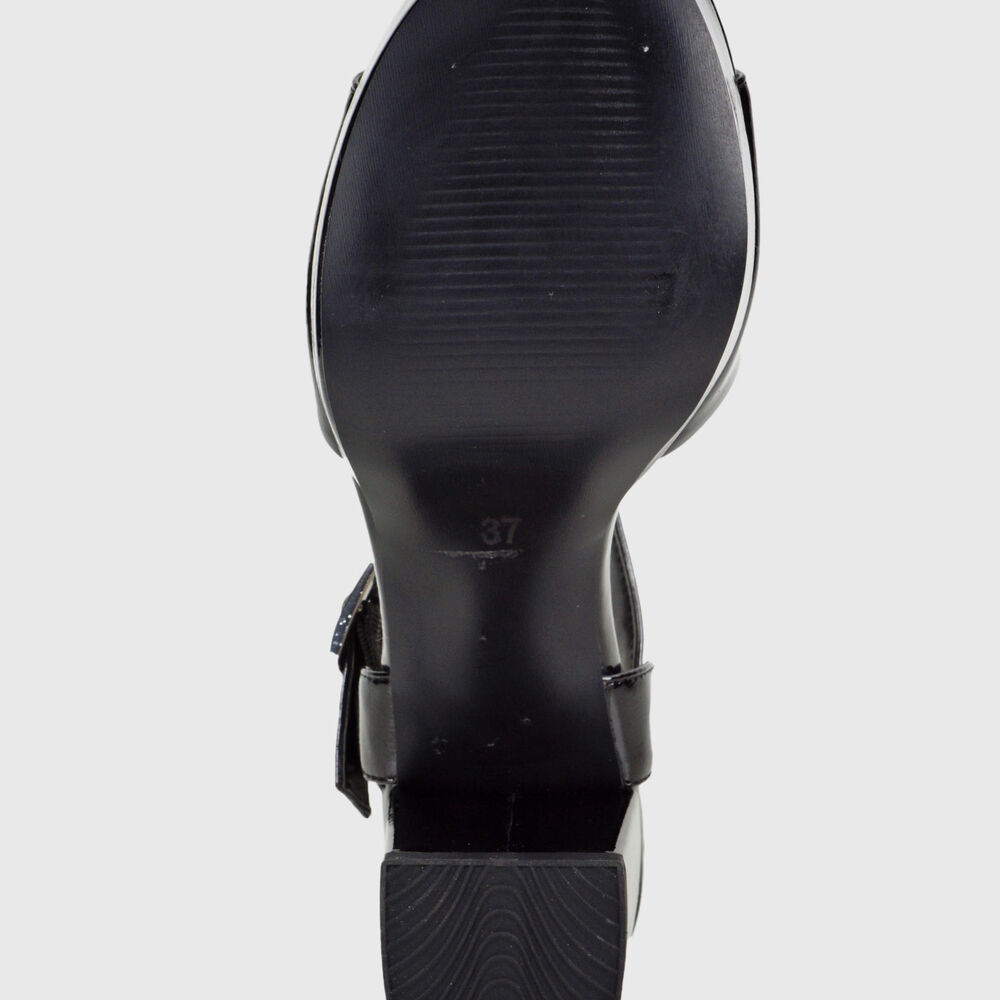 Sandalia Jimena Negro Charol image number 6.0