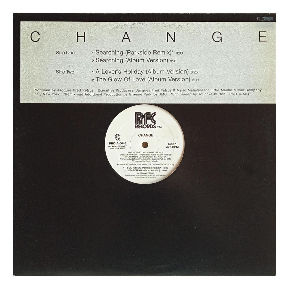 Change - A Lover's Holiday/searching | 12" Maxi Single Usado image number 0.0