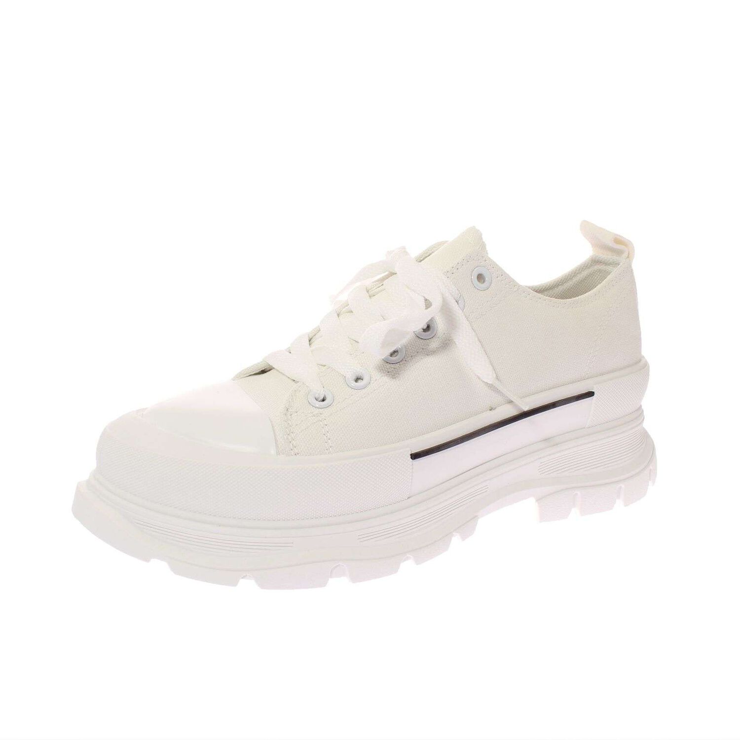 Zapatilla Lona Blanco V&iacute;a Franca Art. 5by223white image number 0.0
