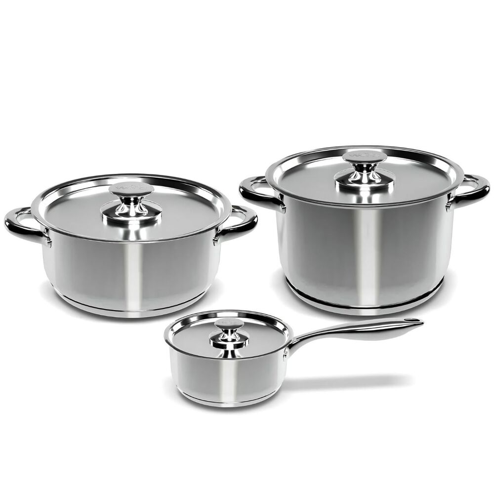 Set Bateria De Cocina 6 Piezas Acero Inoxidable 430-6ss Wens image number 0.0
