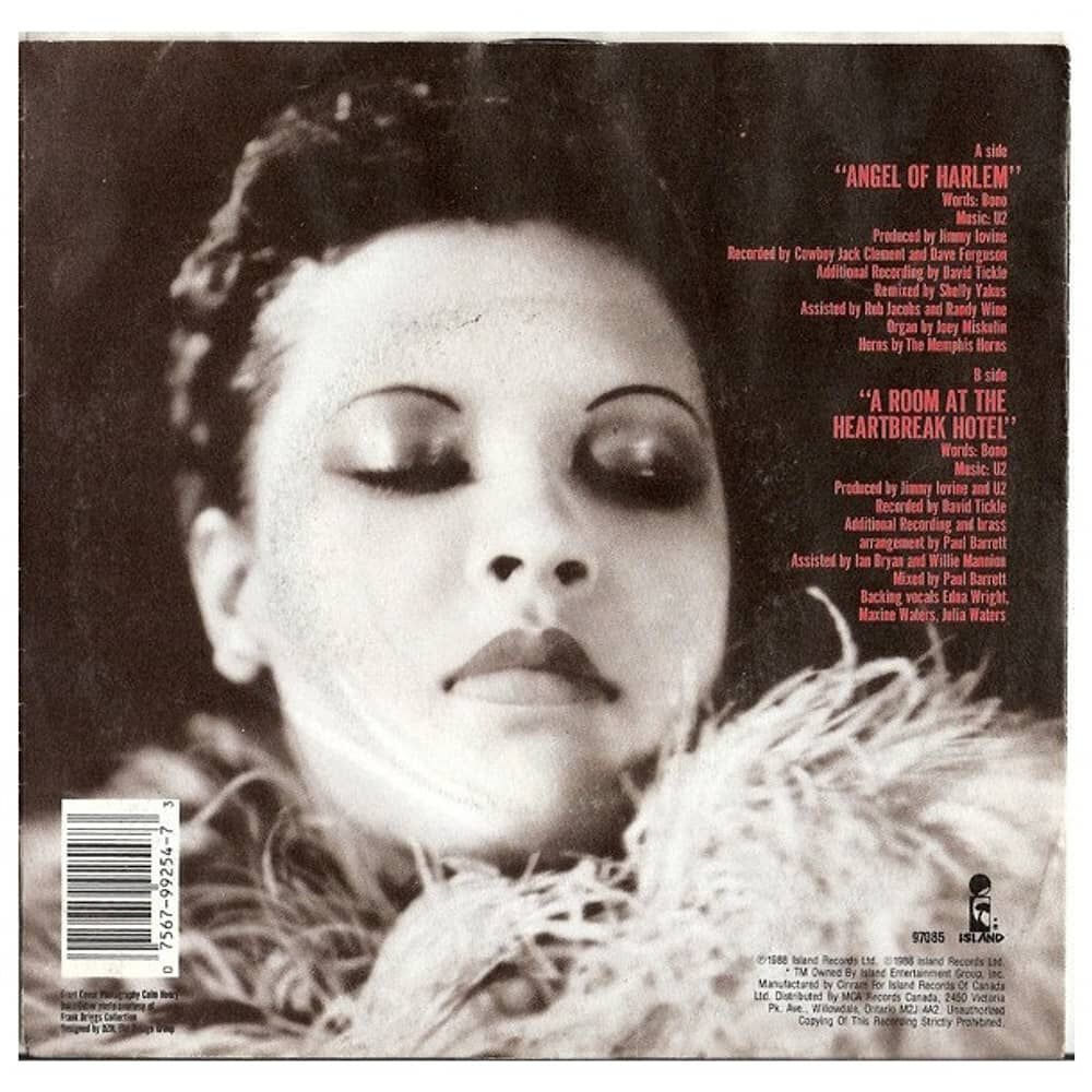 U2 - Angel Of Harlem | 7" Single Usado image number 1.0