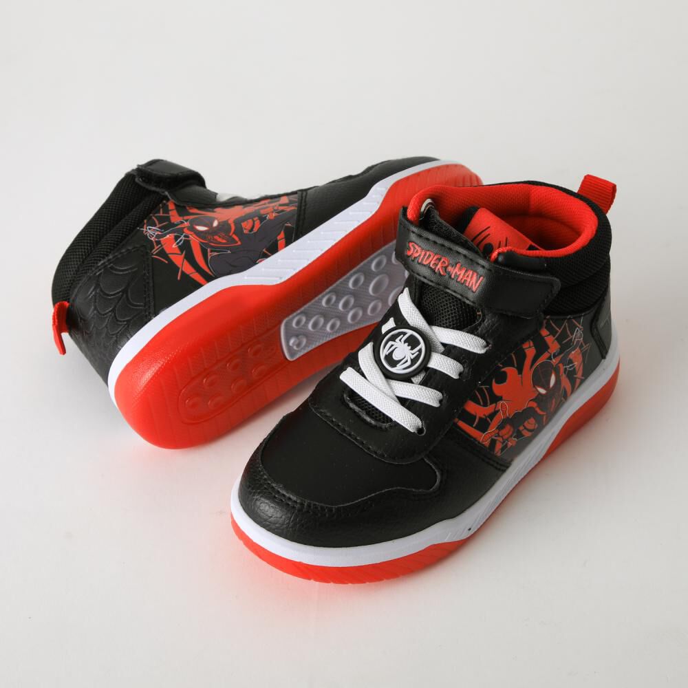 Zapatilla Infantil Ni&ntilde;o Marvel Spiderman Negro image number 3.0