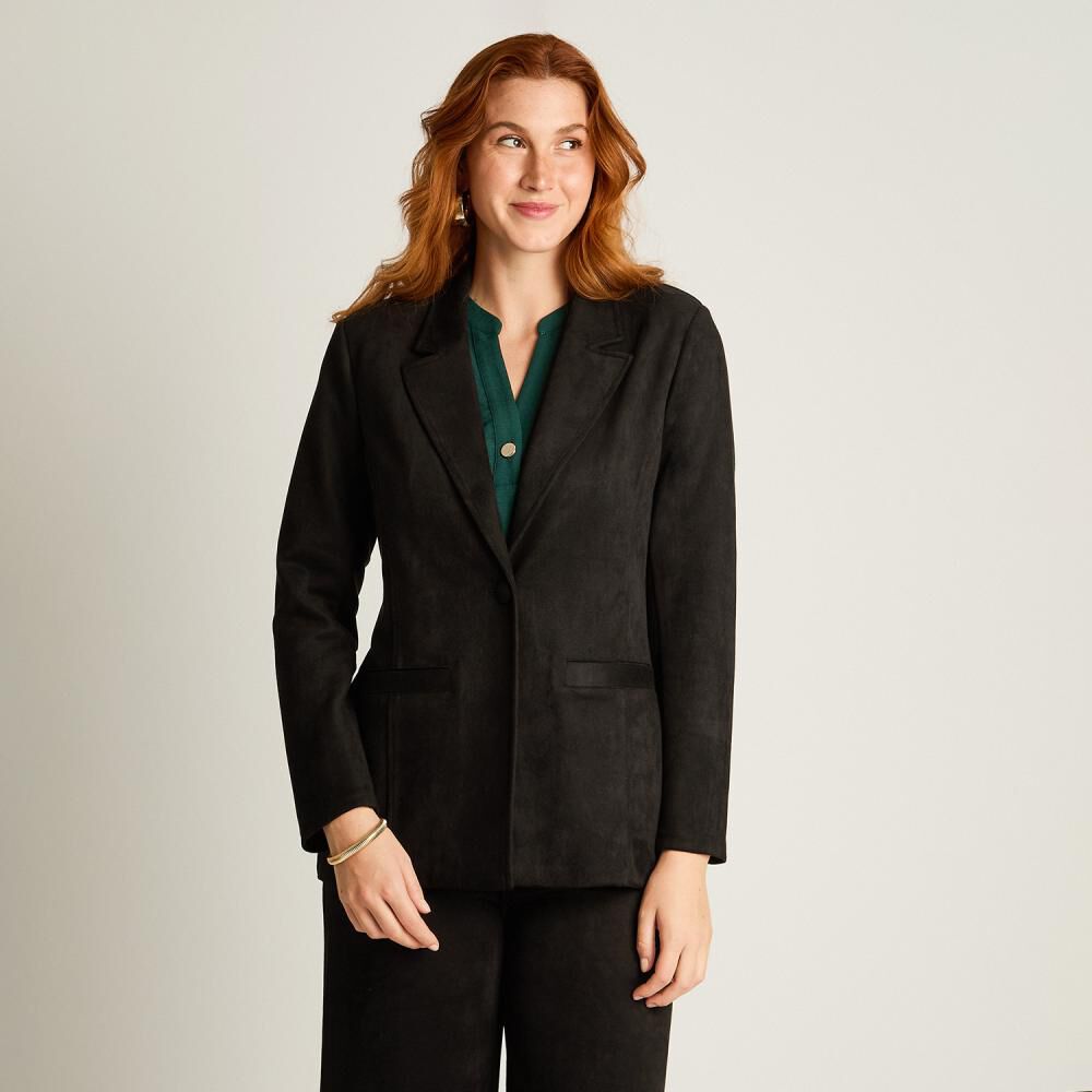 Blazer Manga Larga Cuello Solapa Mujer Lorenzo Di Pontti image number 0.0