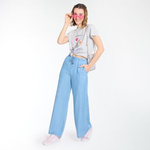Pantal&oacute;n El&aacute;sticado En Cintura Tiro Medio Relax Mujer Freedom