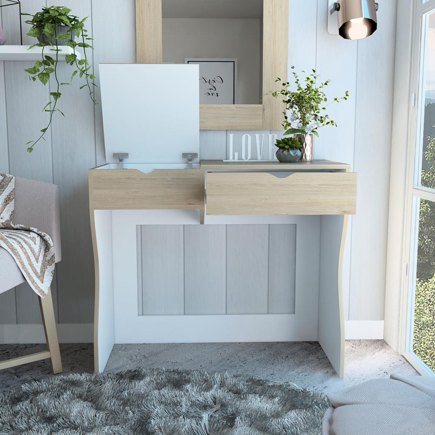 Mueble De Ba&ntilde;o Tuhome Perla/ 1 Puerta/ 1 Cajon image number 1.0