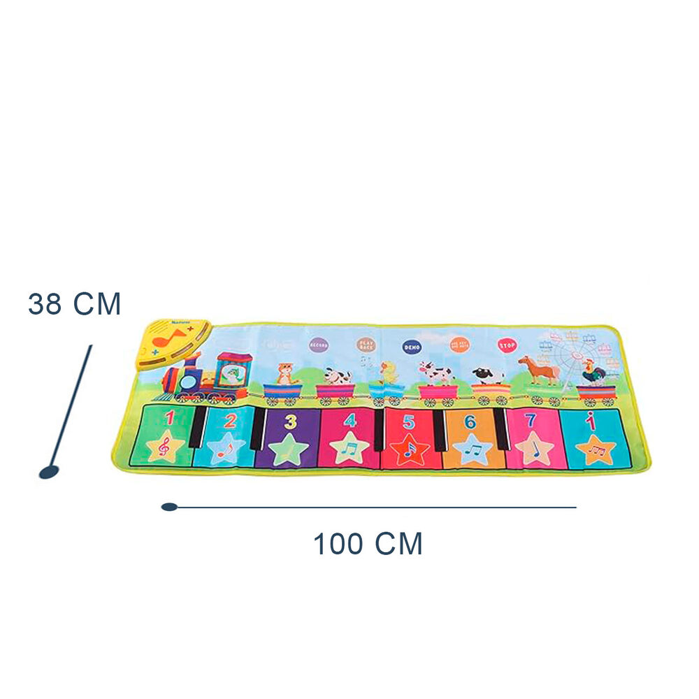Alfombra Musical Bebe Piano Granja Educativa Bebe image number 4.0