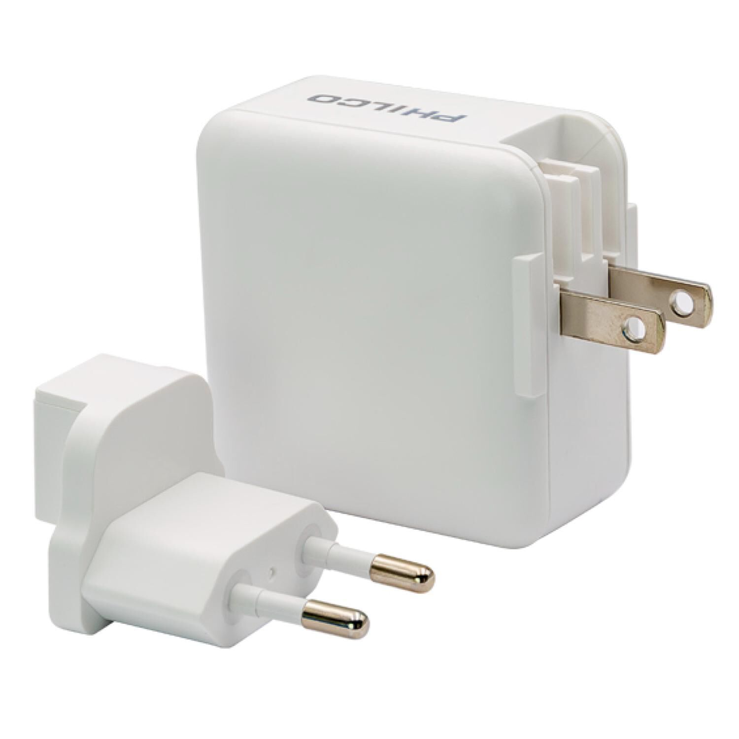 Cargador Super Rapido 65w Usb 3.0 Usb C Blanco Qc665 image number 1.0