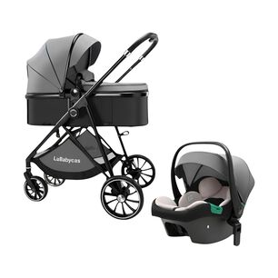 Coche Travel System Toldo 360&deg;gese Baby Gris Lubabycas