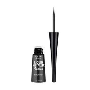 Delineador De Ojos Metalizado Negro