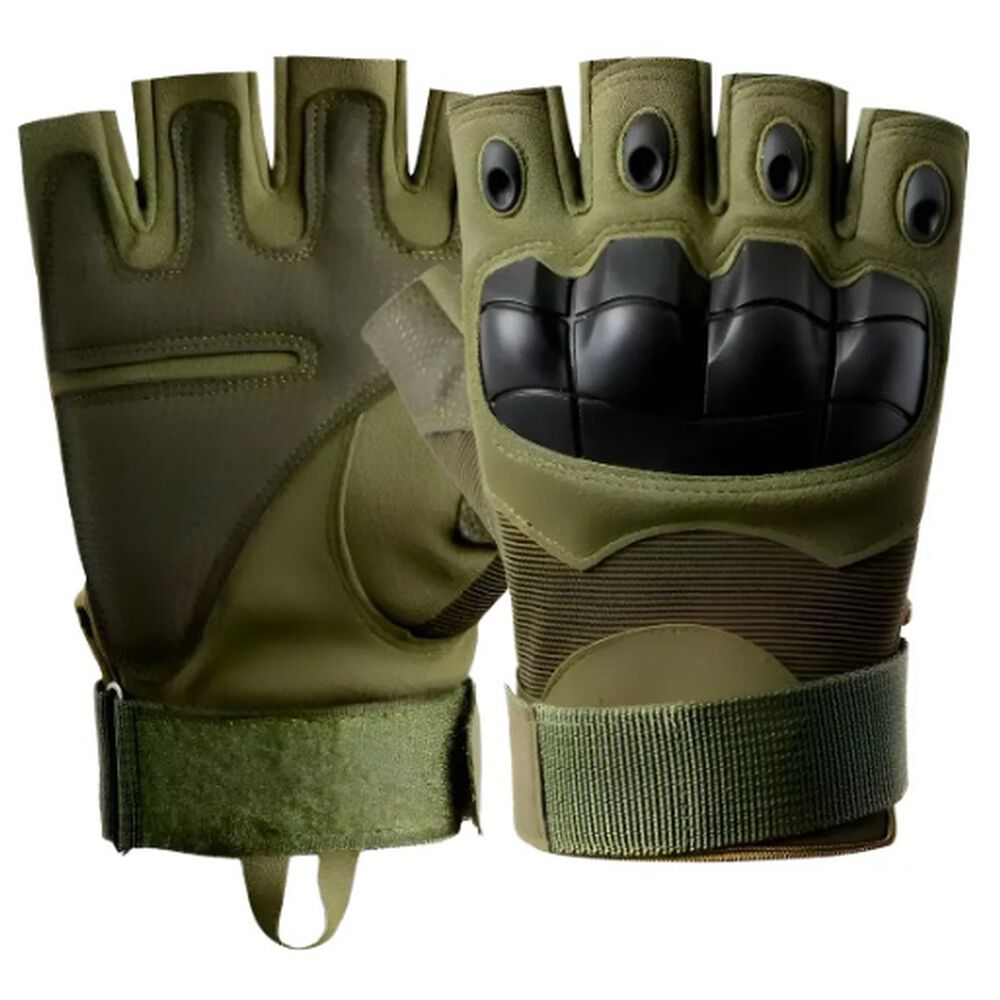 Guantes Medio Dedo Verde image number 0.0