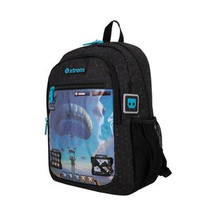 Mochila Xtrem Logan 6xt Videojuego Negro