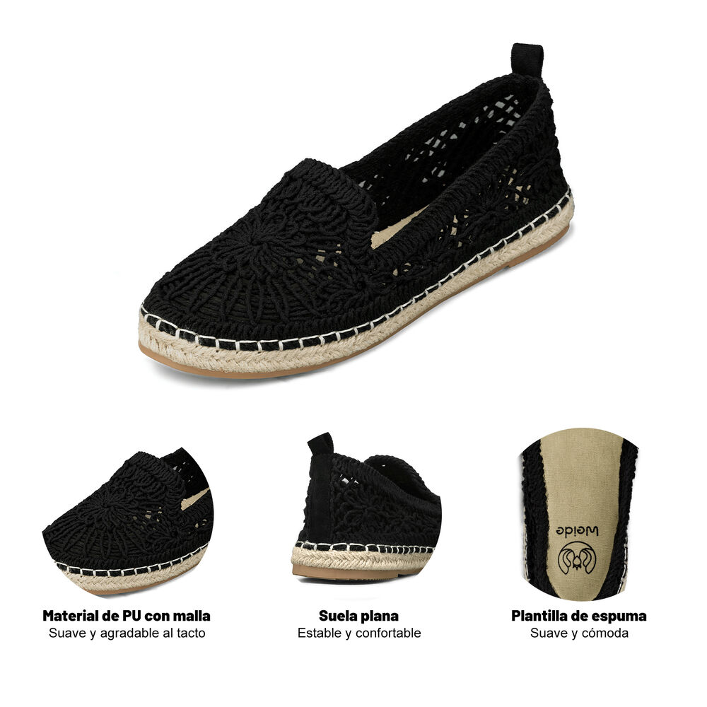 Alpargata Casual Plana Transpirable Mujer Weide Qiu389 image number 7.0