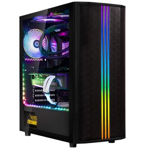 Gabinete Bitfenix/ ​​saber Atx / 3 Ventiladores/ Negro