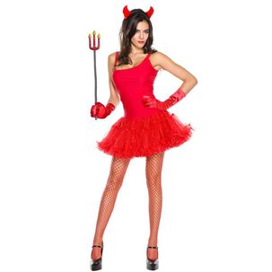  Traje Disfraz Diabla Mujer Halloween Cosplay