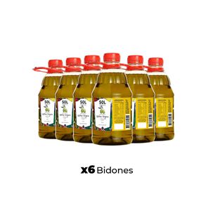 Aceite De Oliva Extra Virgen Sol De Aculeo Blend 6 X 2000 Ml