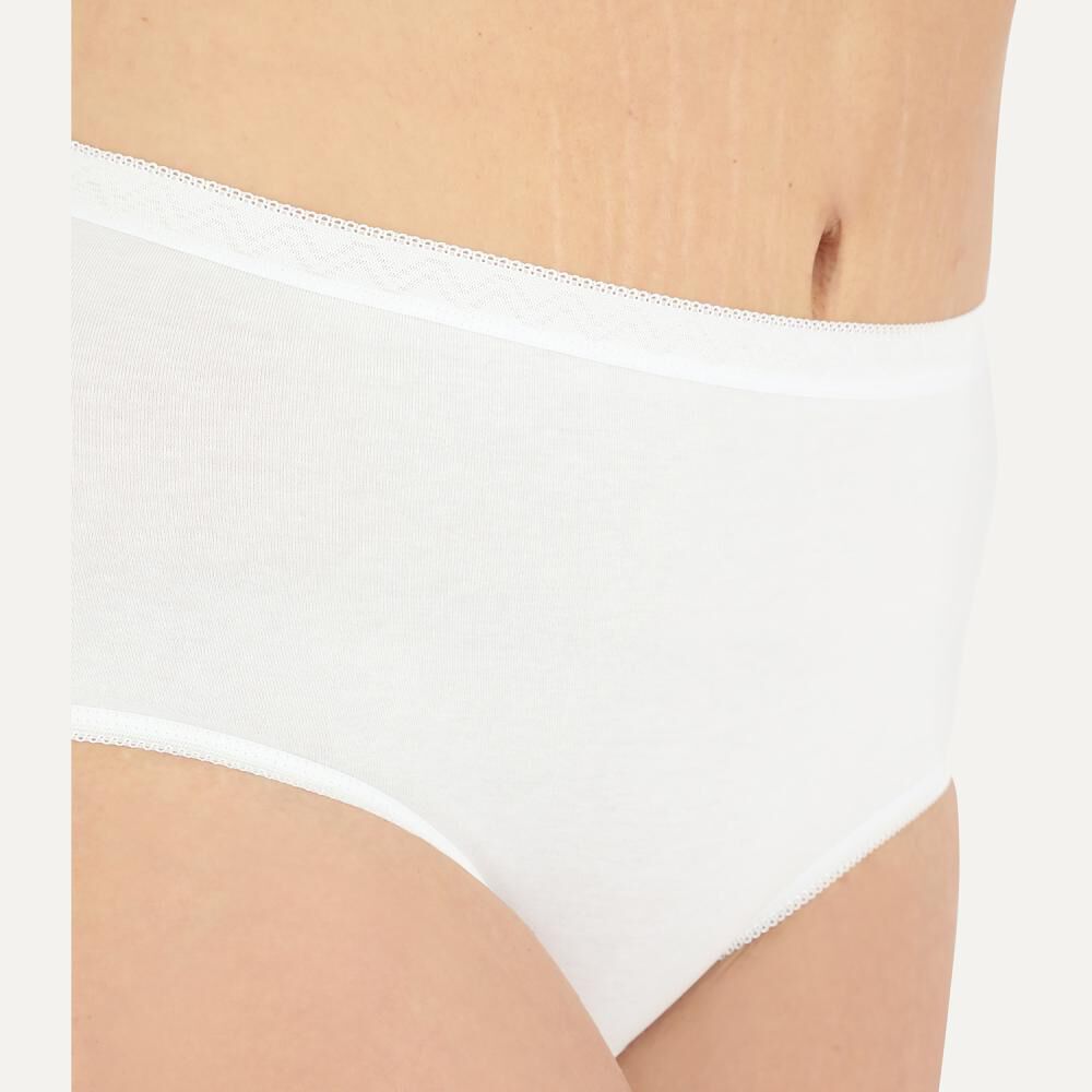 Calzon Clasico Mujer Flores / Pack 3 image number 6.0