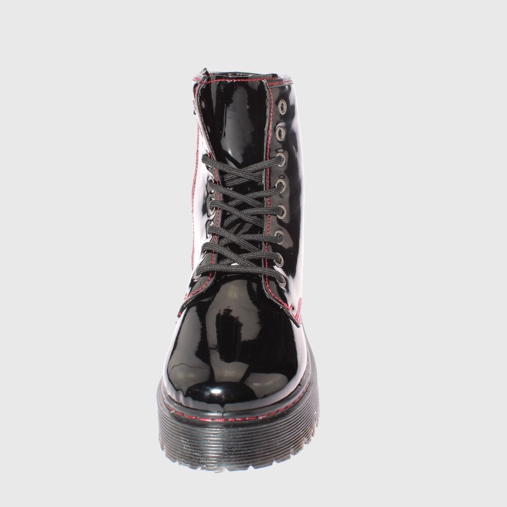 Botin Negro/rojo V&iacute;a Franca Art. 5bm001bkred image number 2.0