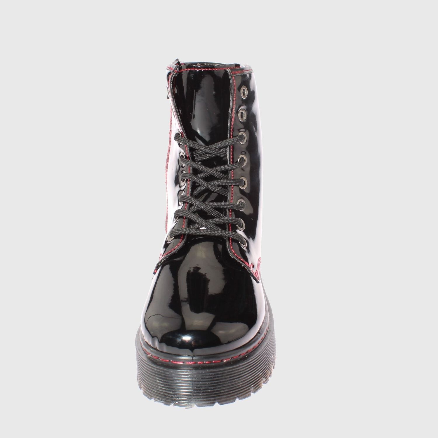 Botin Negro/rojo V&iacute;a Franca Art. 5bm001bkred image number 2.0