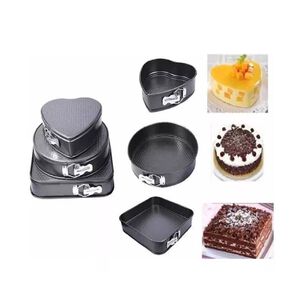 Set 3 Moldes Variados Reposter&iacute;a Queque Torta Antiadherentes