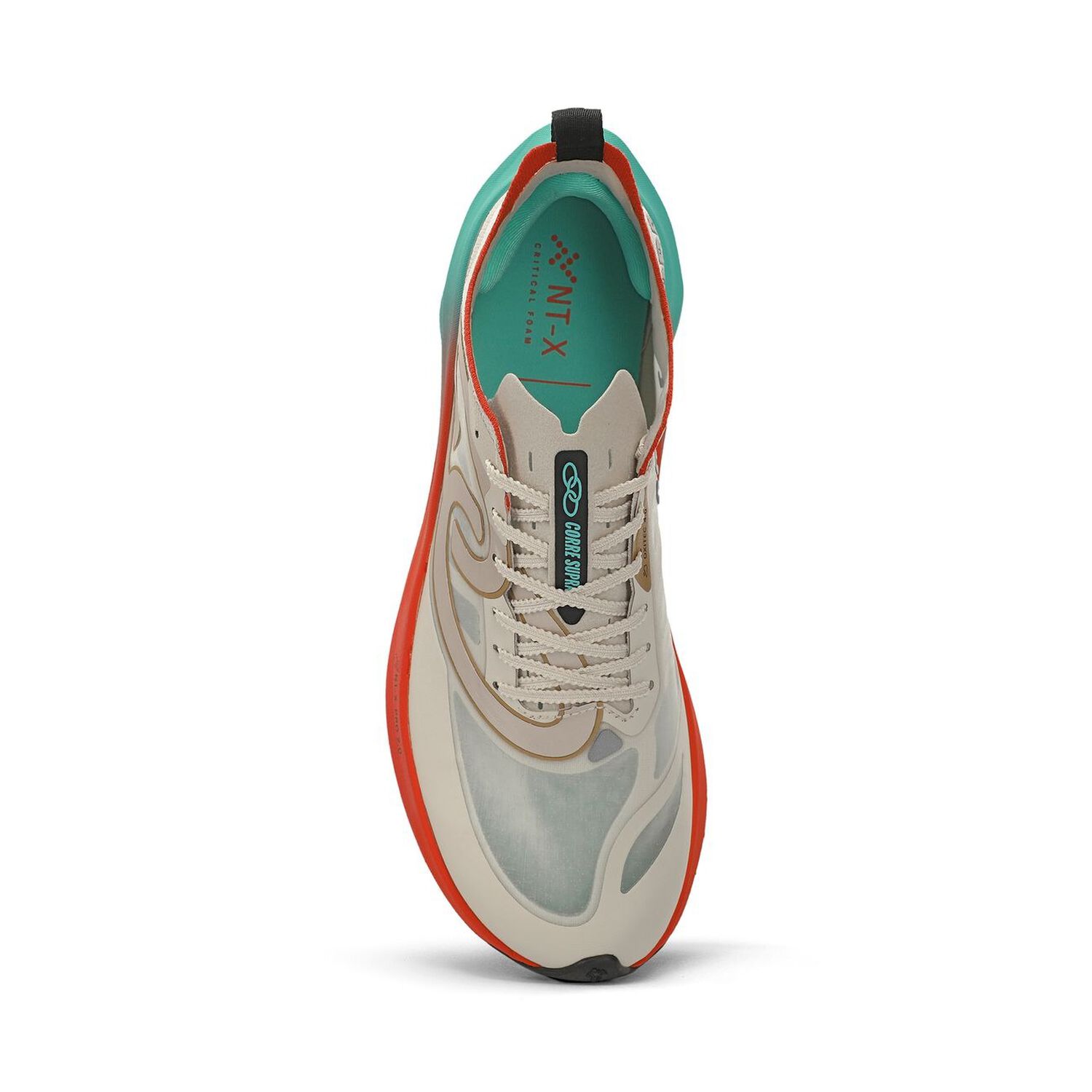 Zapatilla Running Hombre Corre Supra 2 Celeste/rojo/arena image number 4.0