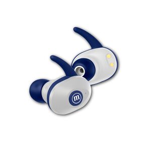 Aud&iacute;fonos Maxell Mini Duo Tws Bluetooth Blue Limit Edition