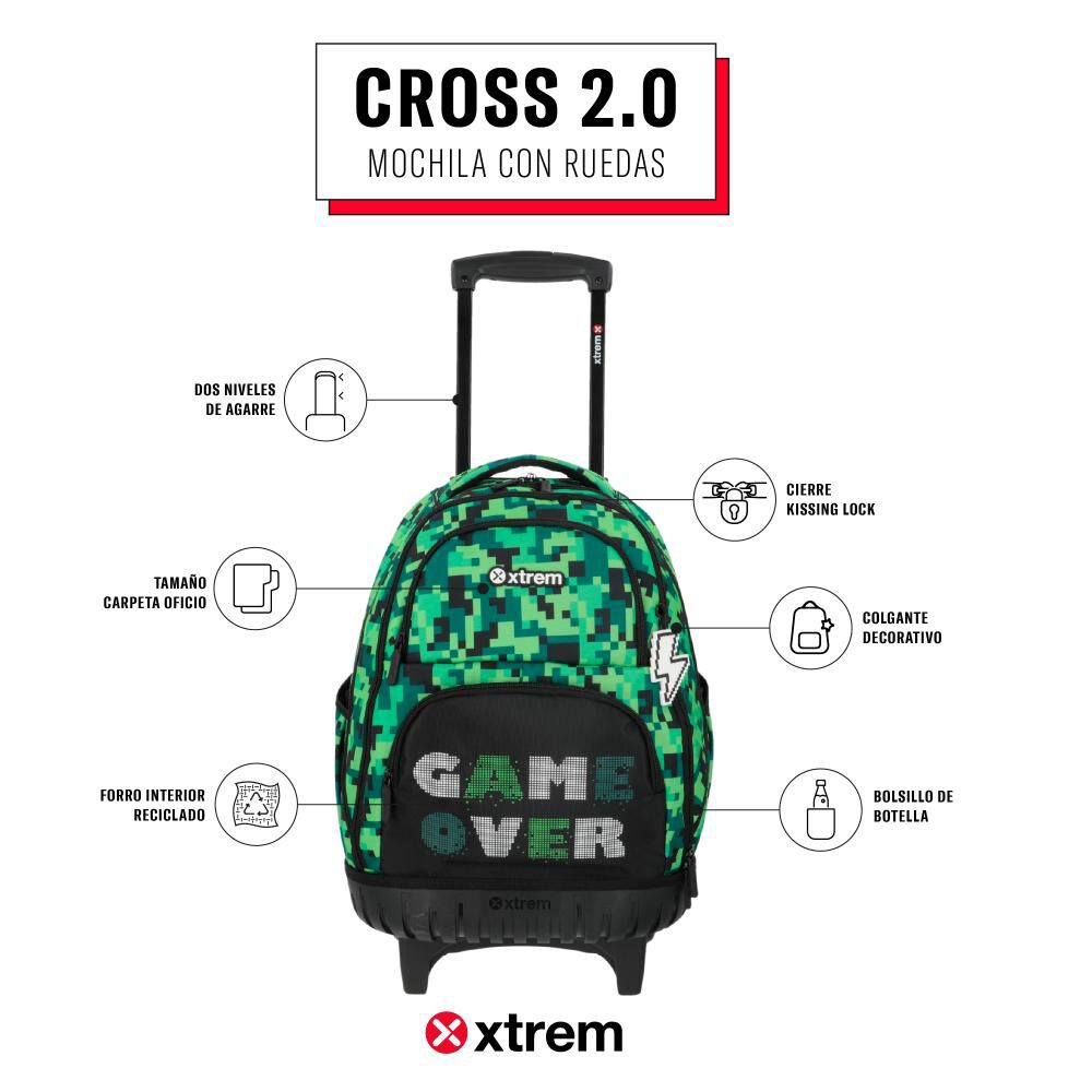 Mochila Con Ruedas Xtrem Cross 2.0 5xt image number 8.0