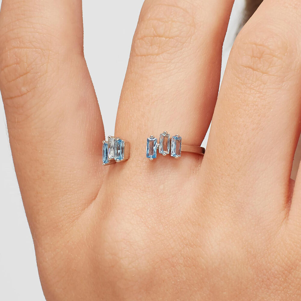 Anillo Brosway Fcl12b Celeste Mujer image number 1.0