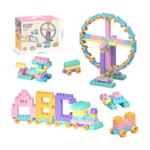 268 Bloques De Construcci&oacute;n Did&aacute;ctico Rosado