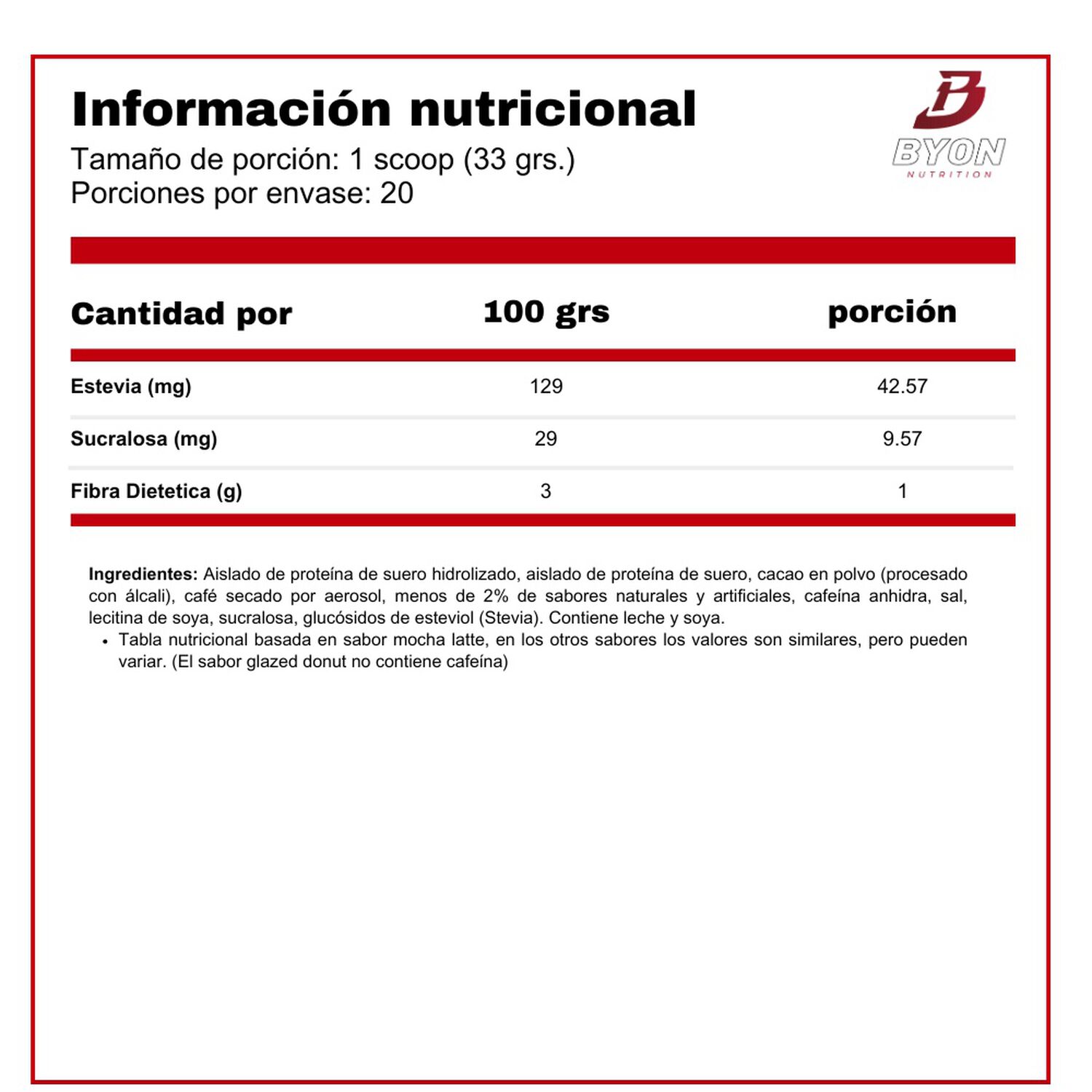 Iso 100 1,4 Lbs - Versi&oacute;n Limitada Dunkin - Glazed Donut image number 2.0