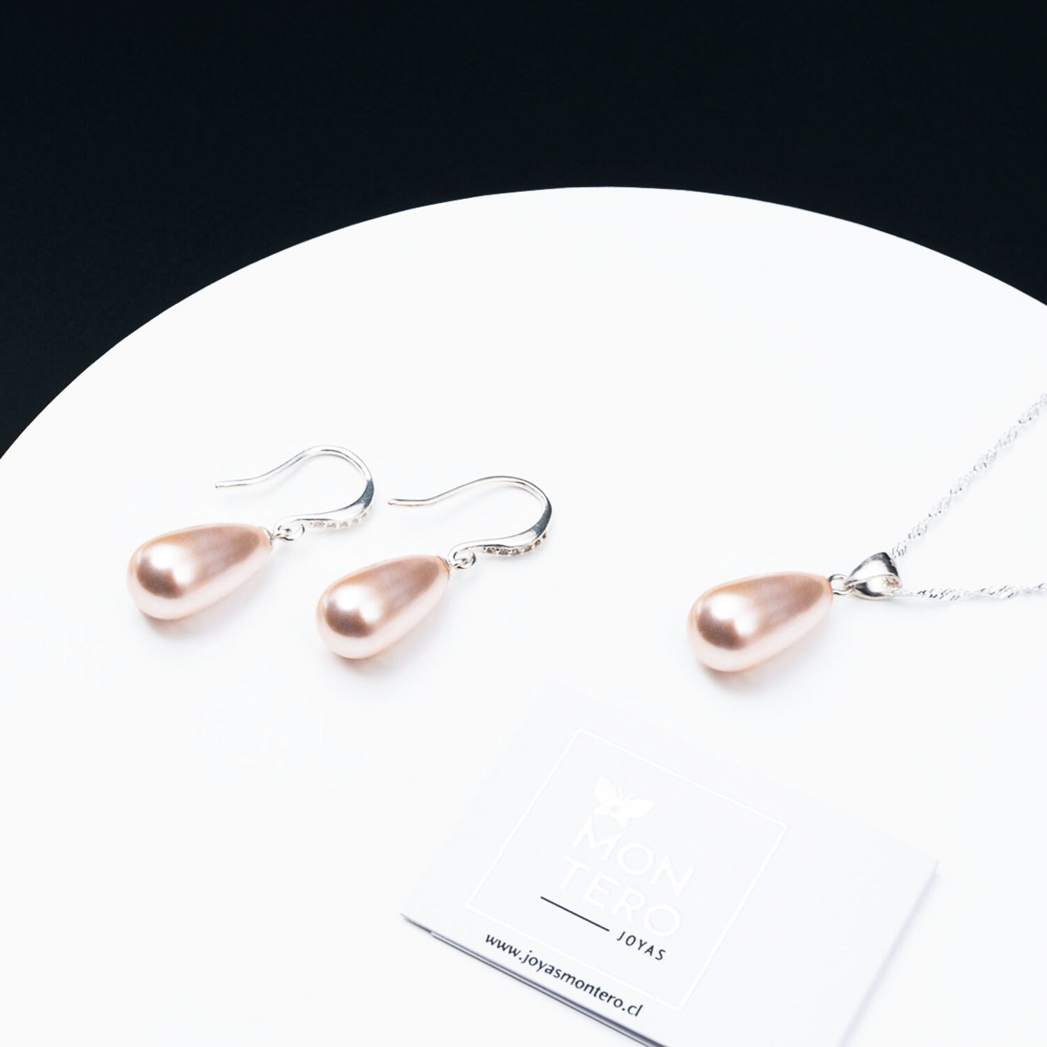 Conjunto Moscu Perlas Organicas Peach image number 1.0