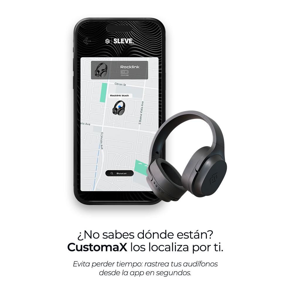Aud&iacute;fonos Sleve Rocklink 2Gen Black image number 6.0