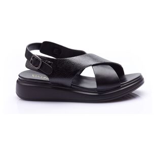 Sandalia Mujer Via Uno 22741616 Negro