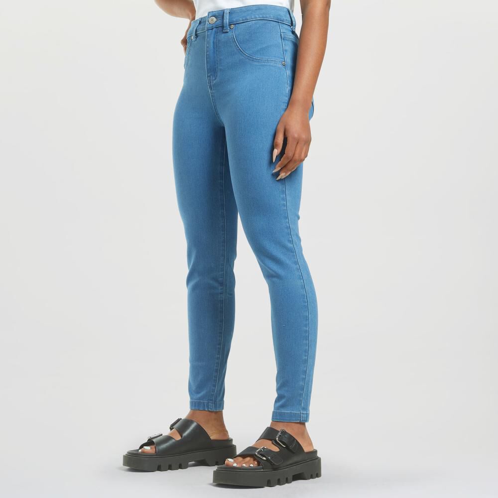 Jeans Tiro Alto Super Skinny Mujer Rolly Go image number 2.0