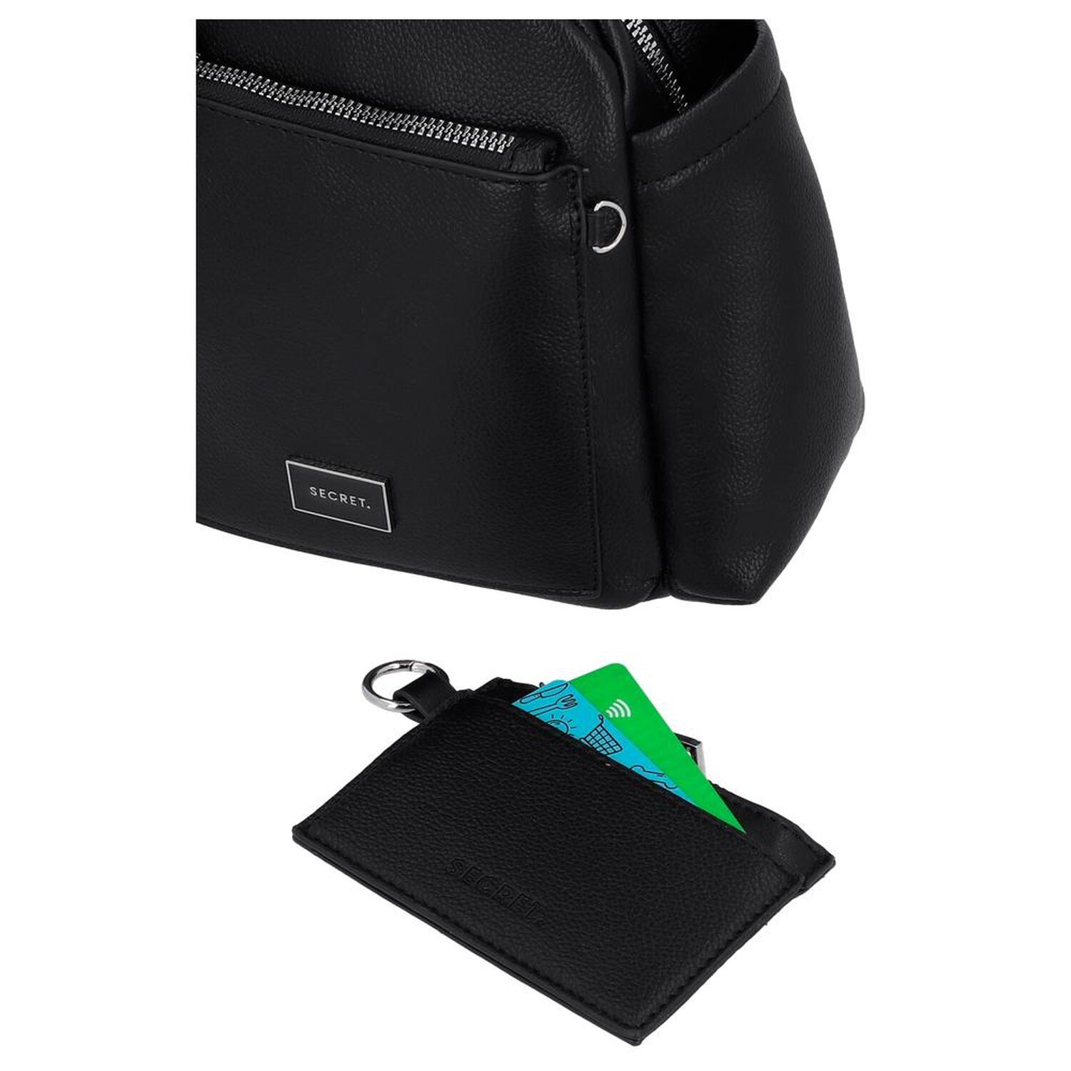 Bandolera Secret Nara St6 M Negro image number 5.0