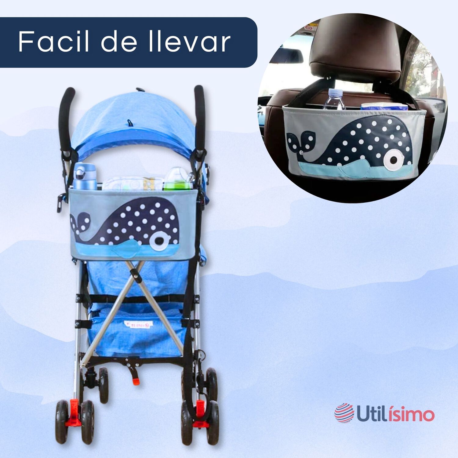 Organizador Multifuncional Para Coche Beb&eacute; Ni&ntilde;o Surtido image number 4.0