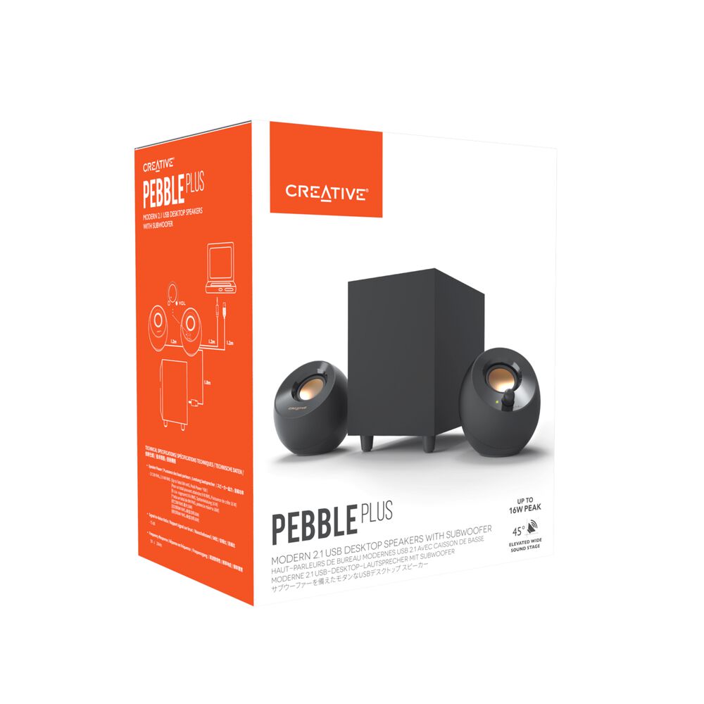 Parlante Creative Pebble Plus Con Subwoofer image number 3.0