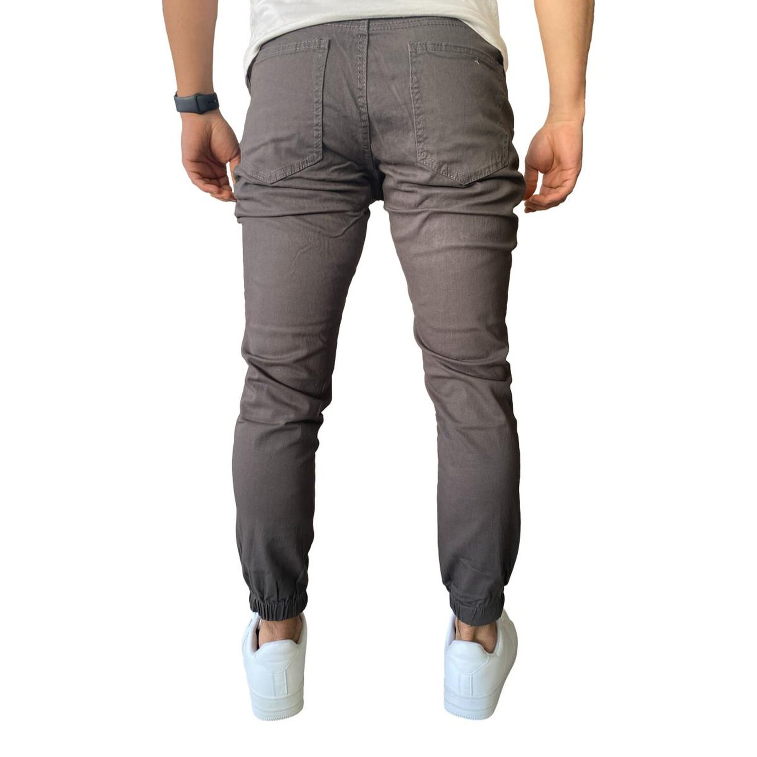 Jogger Mosaico Pantal&oacute;n Slim Fit Elasticado Colores image number 5.0