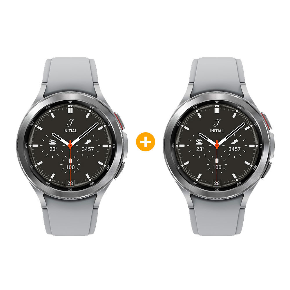 Smartwatch Samsung Galaxy Watch 4 Classic 46mm SILVER + Smartwatch Samsung Galaxy Watch 4 Classic 46mm SILVER image number 0.0