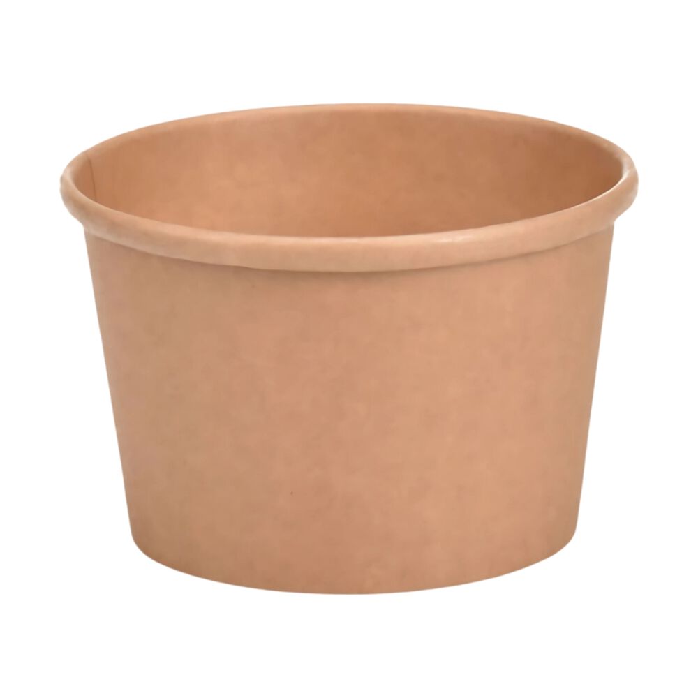 Set 40 Envases Para Sopa Kraft 236ml 8oz Comida Desechable image number 2.0