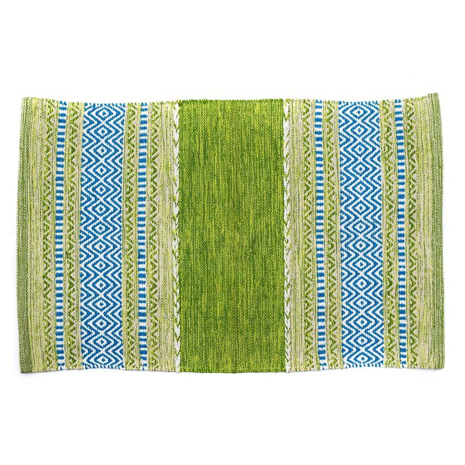 Pack Kilim Verde (alfombra + Pouf)150x210 image number 1.0