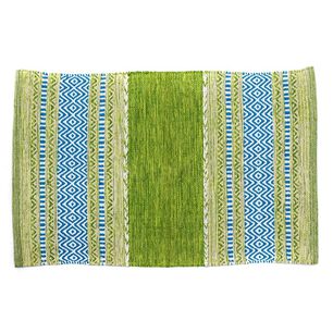 Pack Kilim Verde (alfombra + Pouf)150x210