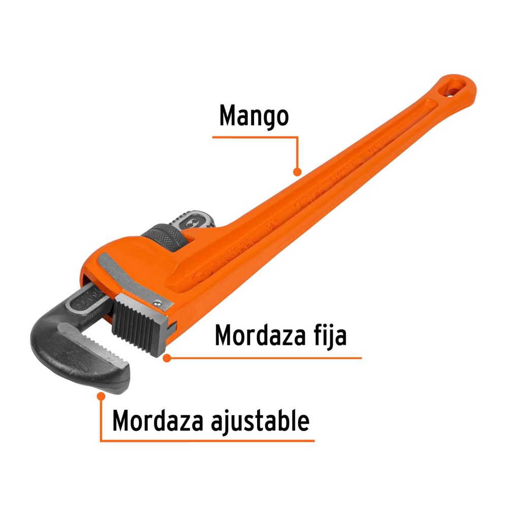 Llave Stilson 24" - Truper image number 1.0