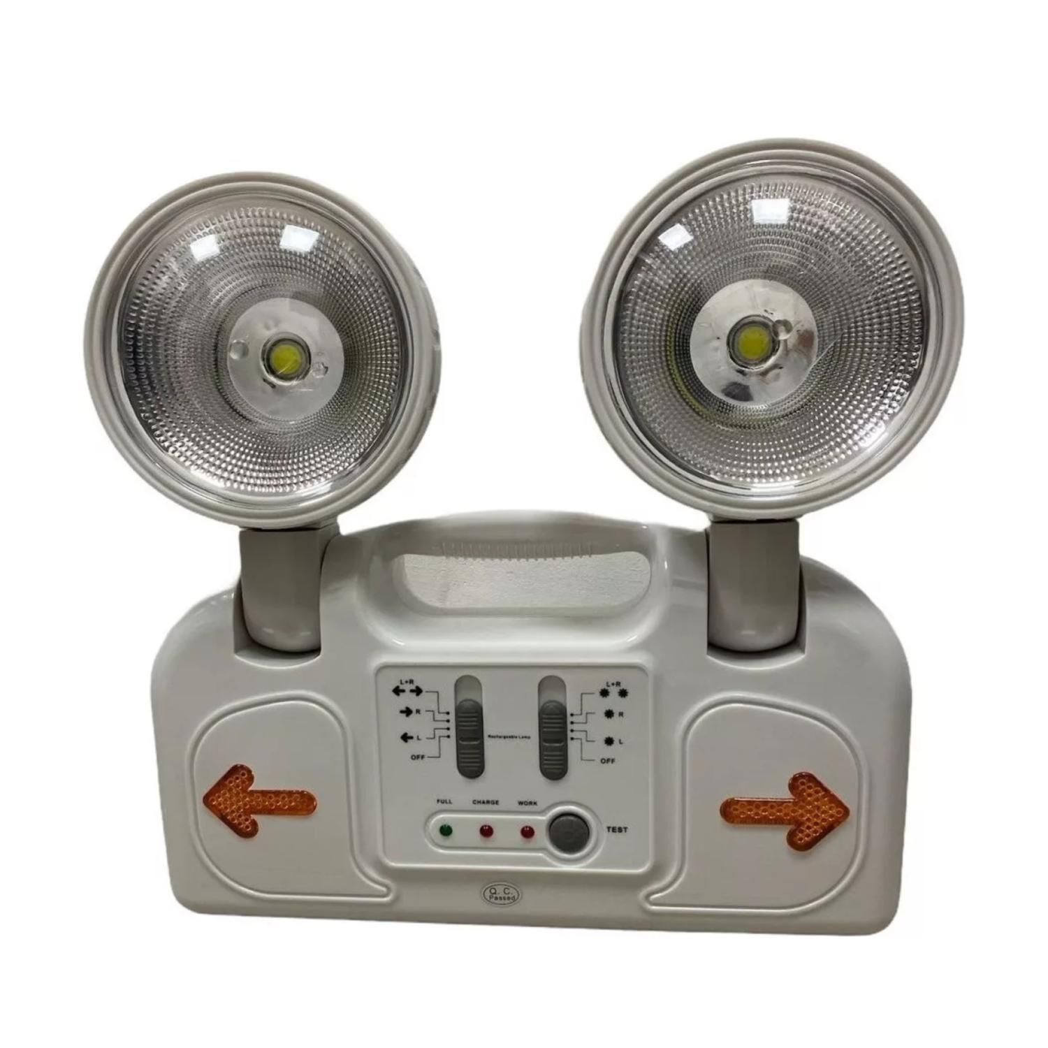 Lampara De Emergencia 2 Focos Led 10w Blanco image number 1.0