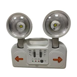 Lampara De Emergencia 2 Focos Led 10w Blanco